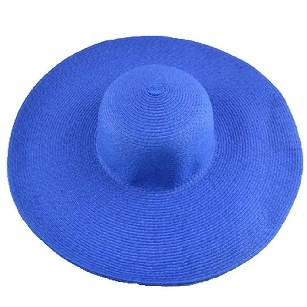 70cm Oversized Foldable Straw Hat Women Hat Super Big Wide Brim Sun Protection Summer Beach Hats Travel Vocation Ladies Cap - Image 14