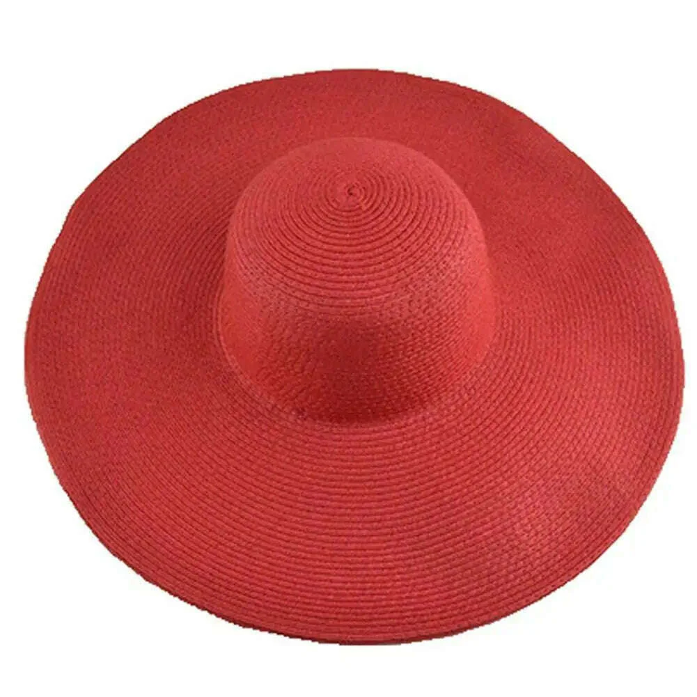 70cm Oversized Foldable Straw Hat Women Hat Super Big Wide Brim Sun Protection Summer Beach Hats Travel Vocation Ladies Cap - Image 20