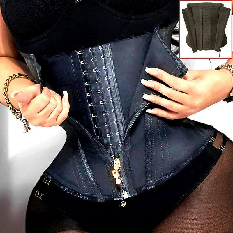 AfruliA Fajas Colombian Girdles Waist Trainer High Compression BBL Shorts Tummy Control Sheath Flat Stomach Modeling Belt Corset - Image 10