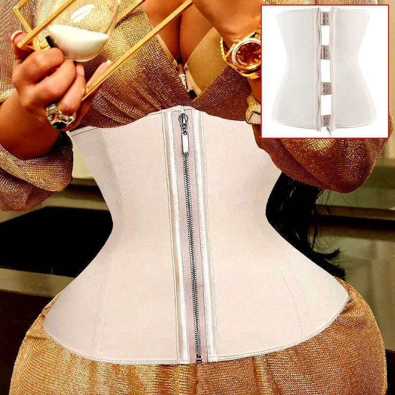 AfruliA Fajas Colombian Girdles Waist Trainer High Compression BBL Shorts Tummy Control Sheath Flat Stomach Modeling Belt Corset - Image 11