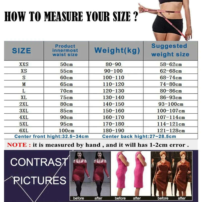 AfruliA Fajas Colombian Girdles Waist Trainer High Compression BBL Shorts Tummy Control Sheath Flat Stomach Modeling Belt Corset - Image 6