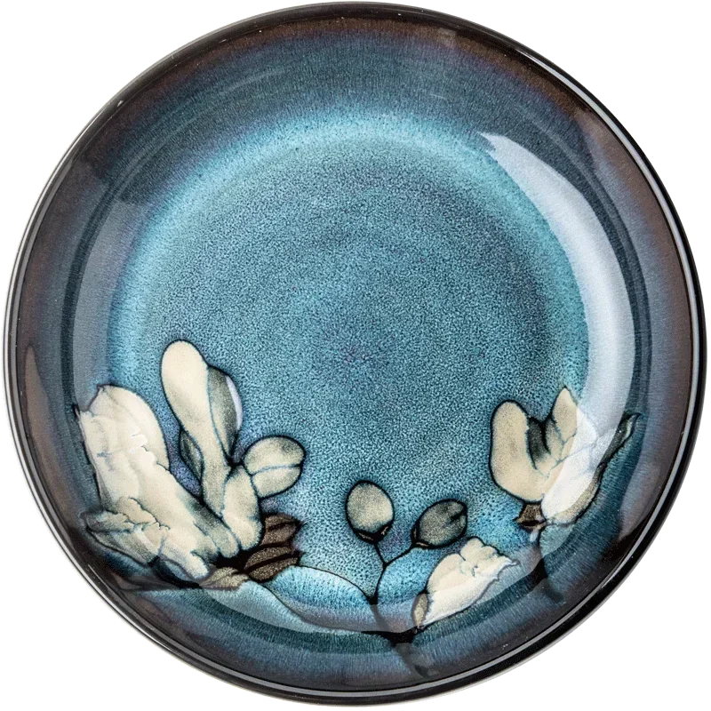 Chinese-style ceramic deep plate household salad plate disc personality plate creative old-fashioned hand-painted tableware - Image 5