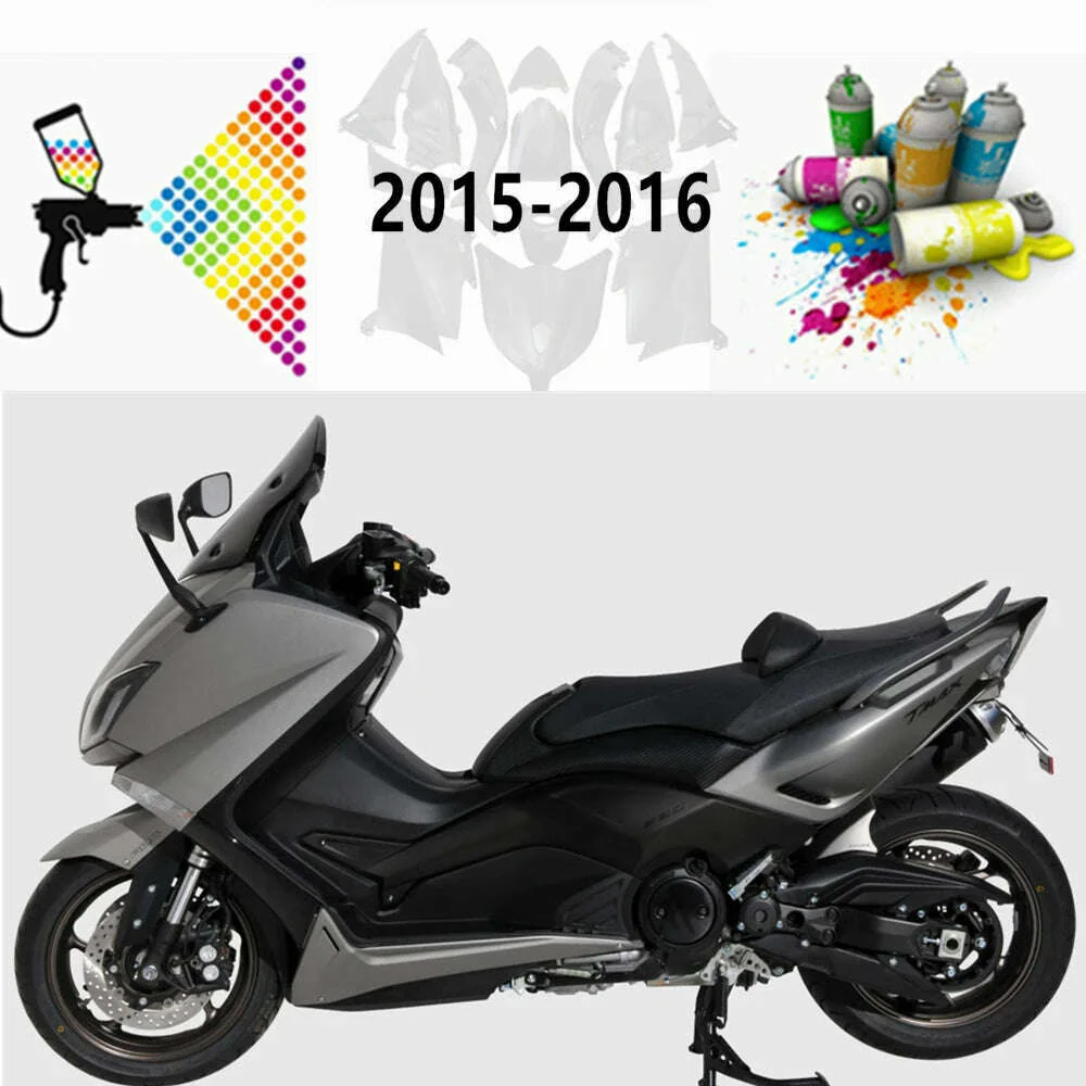For TMAX530 TMAX 530 2015 2016 Bodywork Cowling Plastic Parts Motorcycle Full Fairing Kit Bright cement gray full color - Image 14