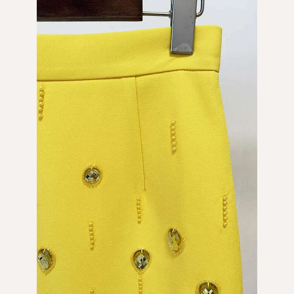 HIGH STREET Newest 2024 S/S Designer Runway Suit Set Women's Stand Collar Zip Back Cropped Tops Mini Skirt Set 2pcs - Image 17