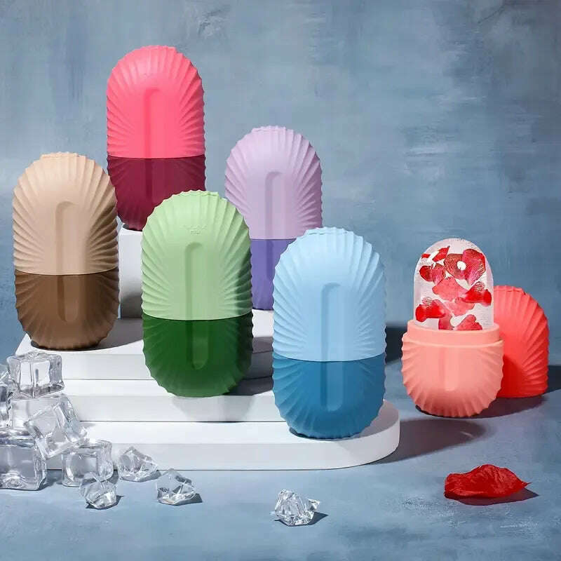 Ice Facial Roller Skin Care Beauty Lifting Contouring Tools Ice Cube Trays Ice Globe Balls Face Massager Skin Care Tool - Image 6