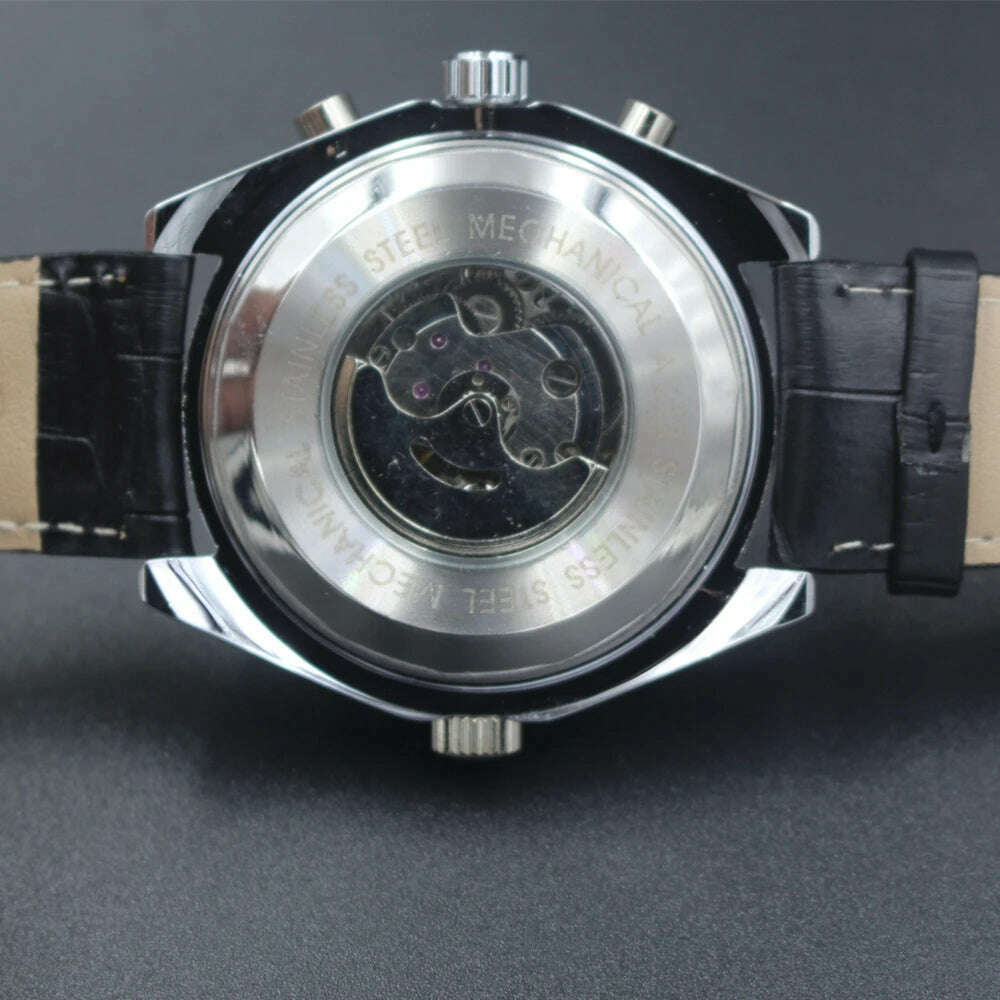 Jaragar Top Luxury Brand Men Watch Mens Fashion Mechanical Watches Man Casual Business Waterproof Wristwatch Relogio Masculino - Image 4