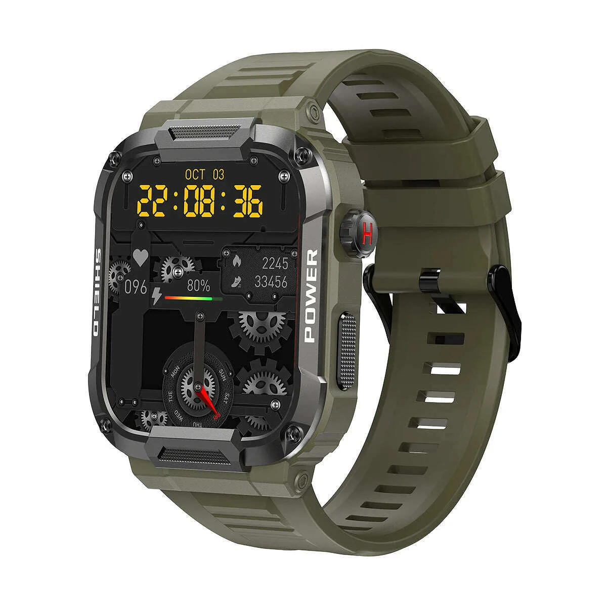 Men Smart Watch Military Healthy Monitor AI Voice Bluetooth Call Fitness Waterproof Sports Smartwatch for IOS Android Phone 2023 - Image 8