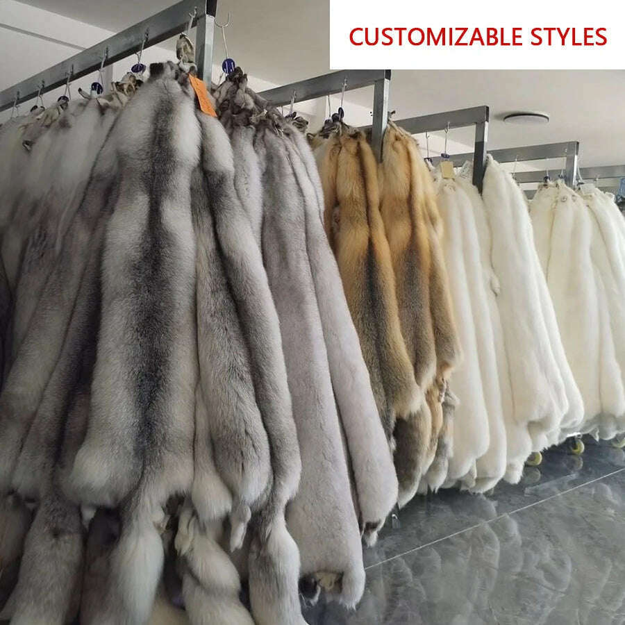 Natural Fox Fur Clothes Real Fox Fur Coat Winter Men Big Large Suit Collar Warm Thick Best Selling Styles - Image 25