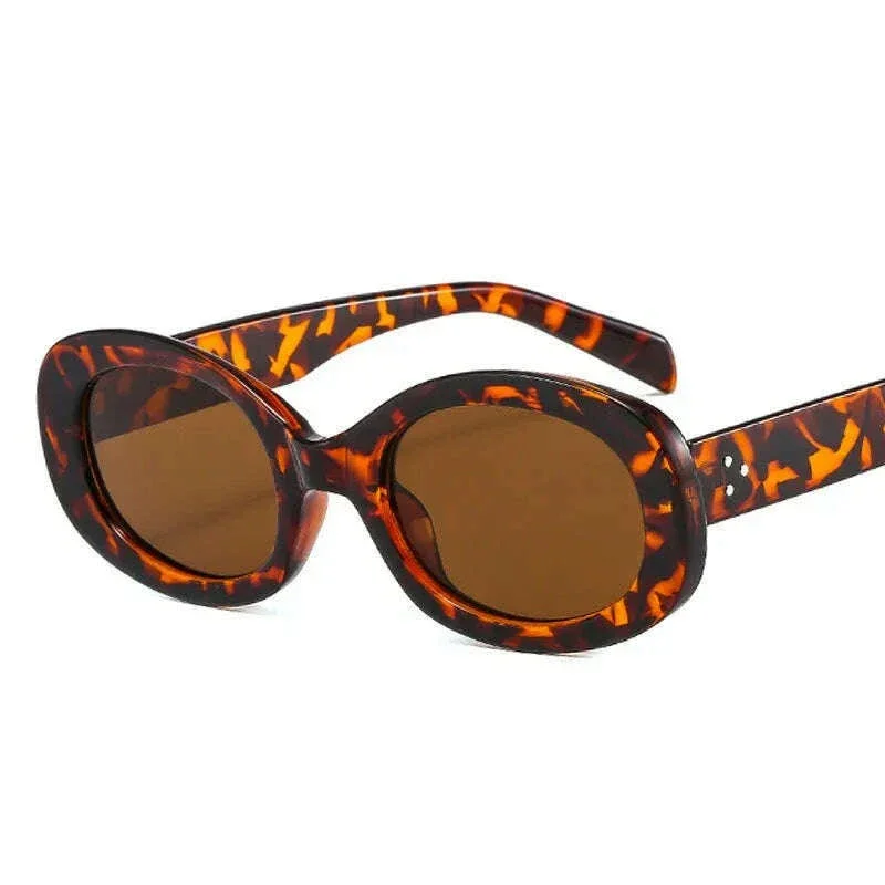 New Fashion Summer Vintage Small Square Frame Oval Sunglasses Women Retro Punk Rectangle Sun Glasses Eyewear Shades - Image 10