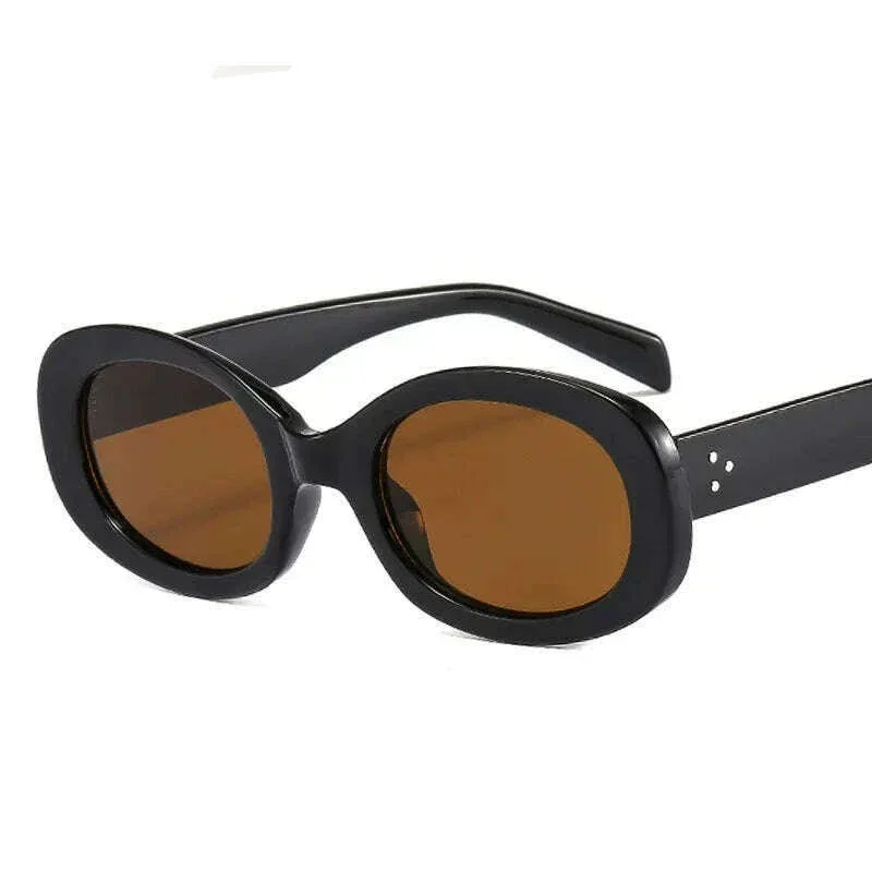 New Fashion Summer Vintage Small Square Frame Oval Sunglasses Women Retro Punk Rectangle Sun Glasses Eyewear Shades - Image 11
