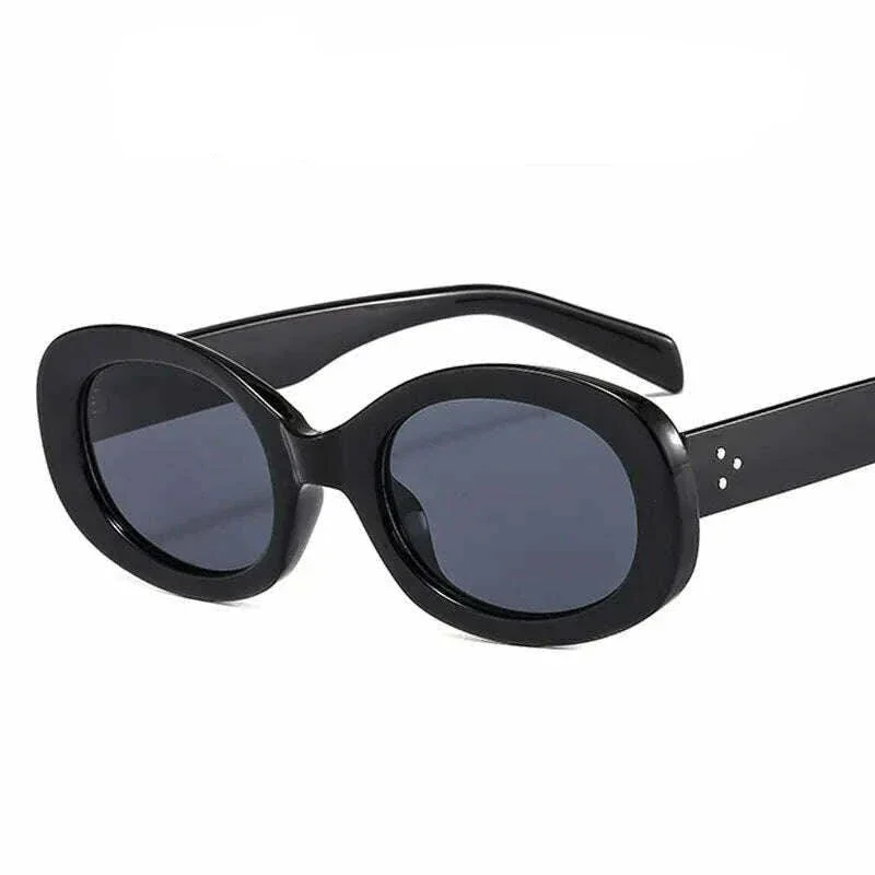 New Fashion Summer Vintage Small Square Frame Oval Sunglasses Women Retro Punk Rectangle Sun Glasses Eyewear Shades - Image 7