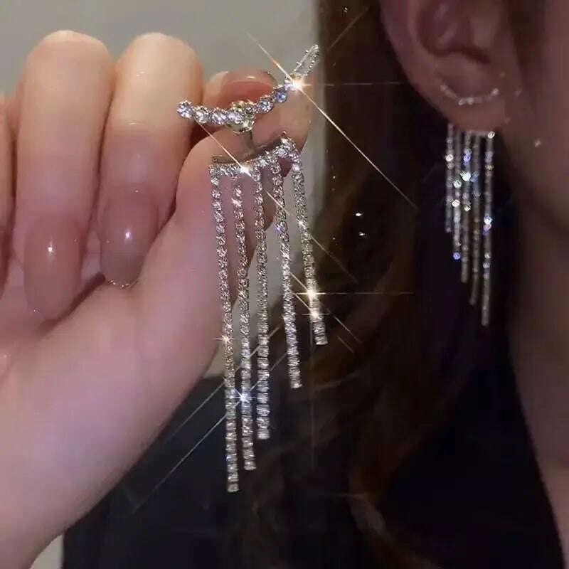 New Fashion Trend Unique Design Elegant Exquisite Long Tassel Earrings Female Jewelry Party Premium Gift Wholesale - Image 18