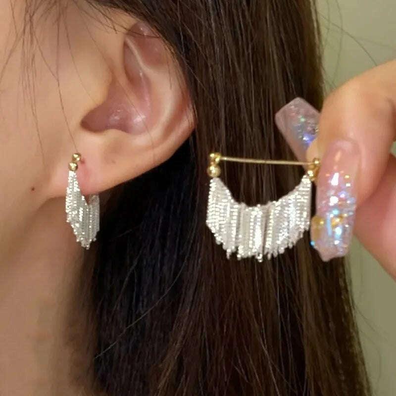 New Fashion Trend Unique Design Elegant Exquisite Long Tassel Earrings Female Jewelry Party Premium Gift Wholesale - Image 8