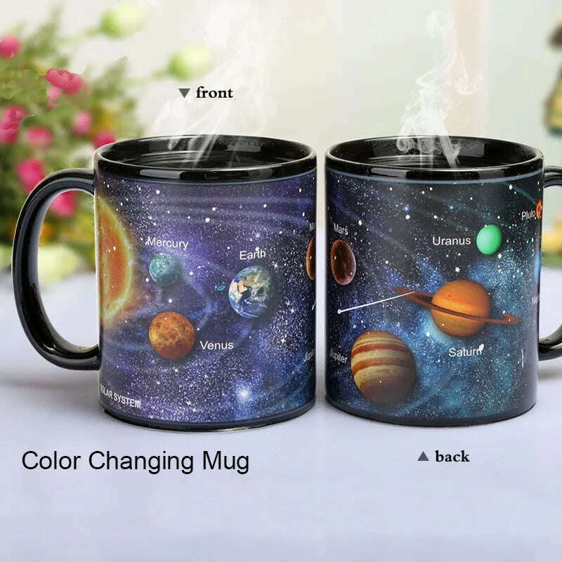 Newest Style Ceramic Cups Changing Color Mug Milk Coffee Mugs Friends Gifts Student Breakfast Cup Star Solar System Mugs - Image 4