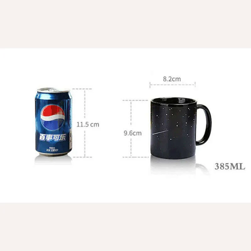 Newest Style Ceramic Cups Changing Color Mug Milk Coffee Mugs Friends Gifts Student Breakfast Cup Star Solar System Mugs - Image 5